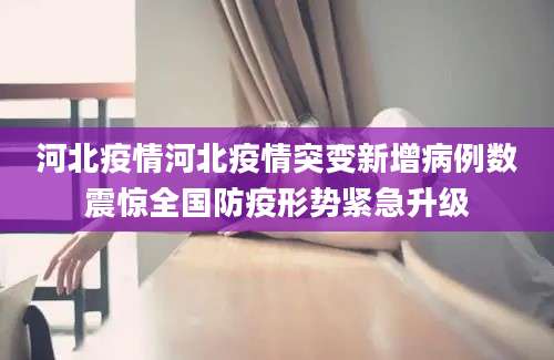 河北疫情河北疫情突变新增病例数震惊全国防疫形势紧急升级