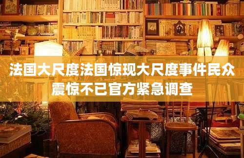 法国大尺度法国惊现大尺度事件民众震惊不已官方紧急调查