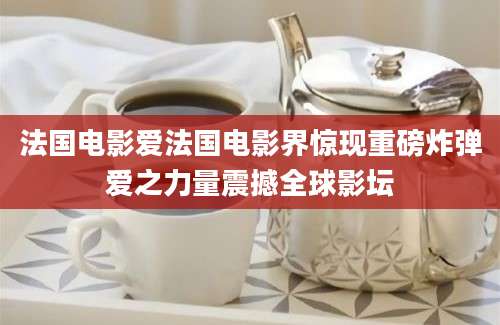 法国电影爱法国电影界惊现重磅炸弹爱之力量震撼全球影坛