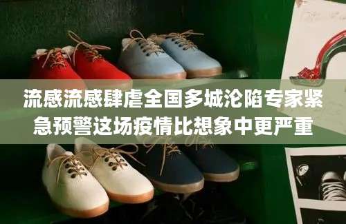 流感流感肆虐全国多城沦陷专家紧急预警这场疫情比想象中更严重