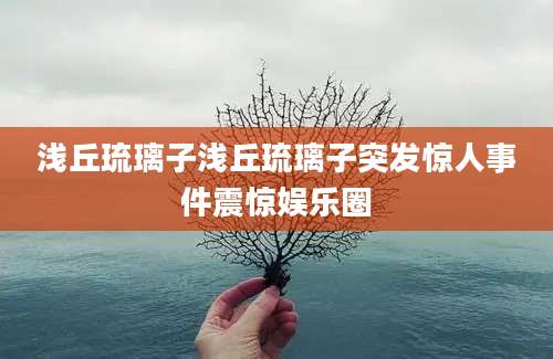 浅丘琉璃子浅丘琉璃子突发惊人事件震惊娱乐圈
