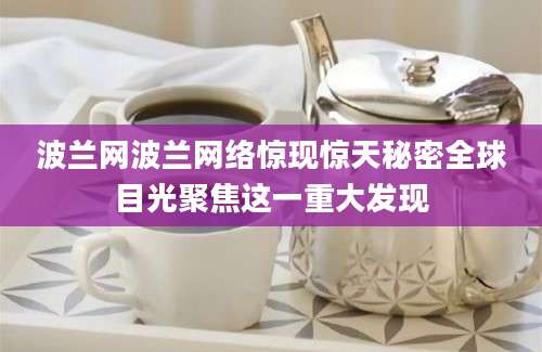 波兰网波兰网络惊现惊天秘密全球目光聚焦这一重大发现