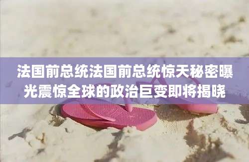 法国前总统法国前总统惊天秘密曝光震惊全球的政治巨变即将揭晓