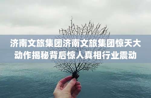 济南文旅集团济南文旅集团惊天大动作揭秘背后惊人真相行业震动