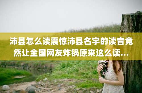 沛县怎么读震惊沛县名字的读音竟然让全国网友炸锅原来这么读...