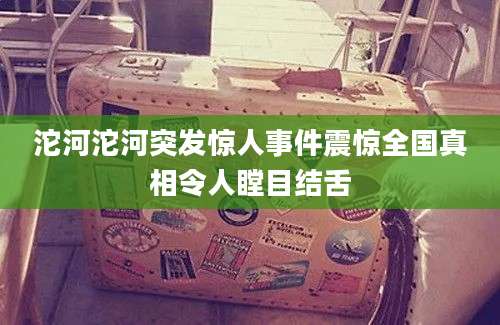 沱河沱河突发惊人事件震惊全国真相令人瞠目结舌