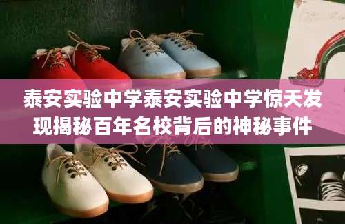 泰安实验中学泰安实验中学惊天发现揭秘百年名校背后的神秘事件