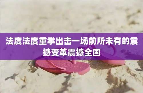 法度法度重拳出击一场前所未有的震撼变革震撼全国