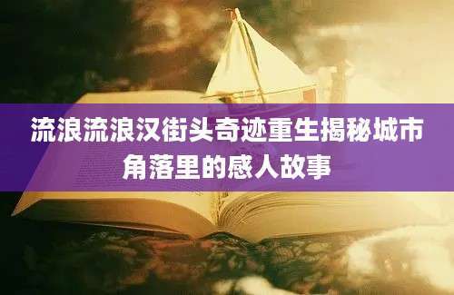 流浪流浪汉街头奇迹重生揭秘城市角落里的感人故事