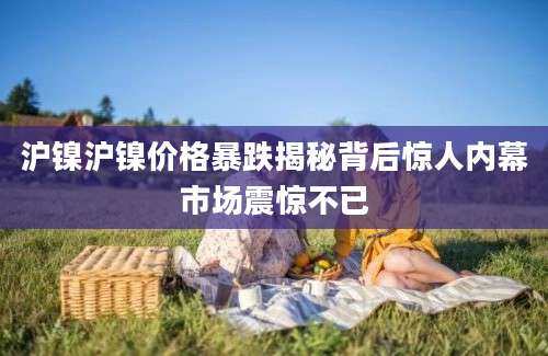 沪镍沪镍价格暴跌揭秘背后惊人内幕市场震惊不已